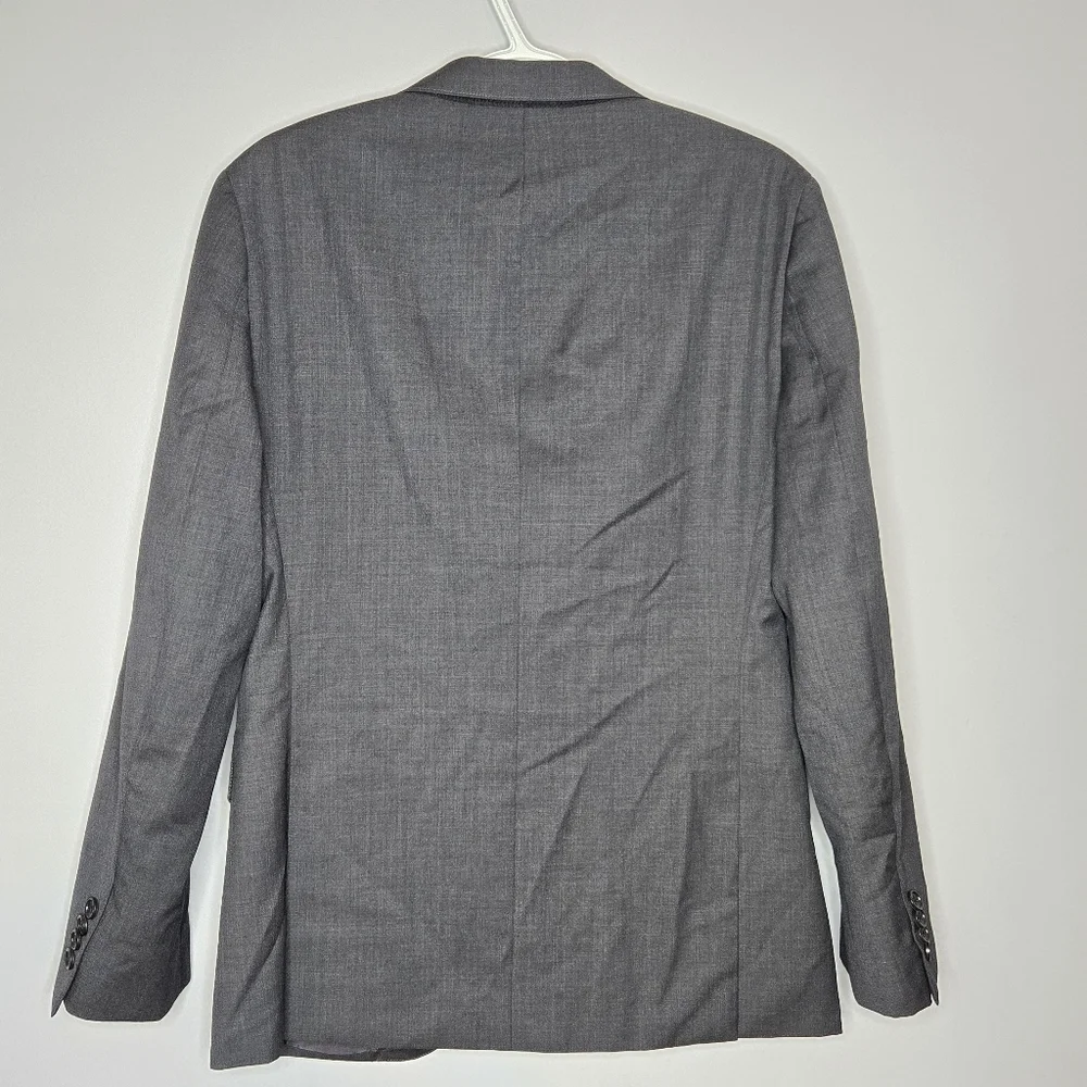 Bonobos Blazer Jacket Mens 38R Gray Slim Fit Wool Blend Pockets‎ Single Breasted